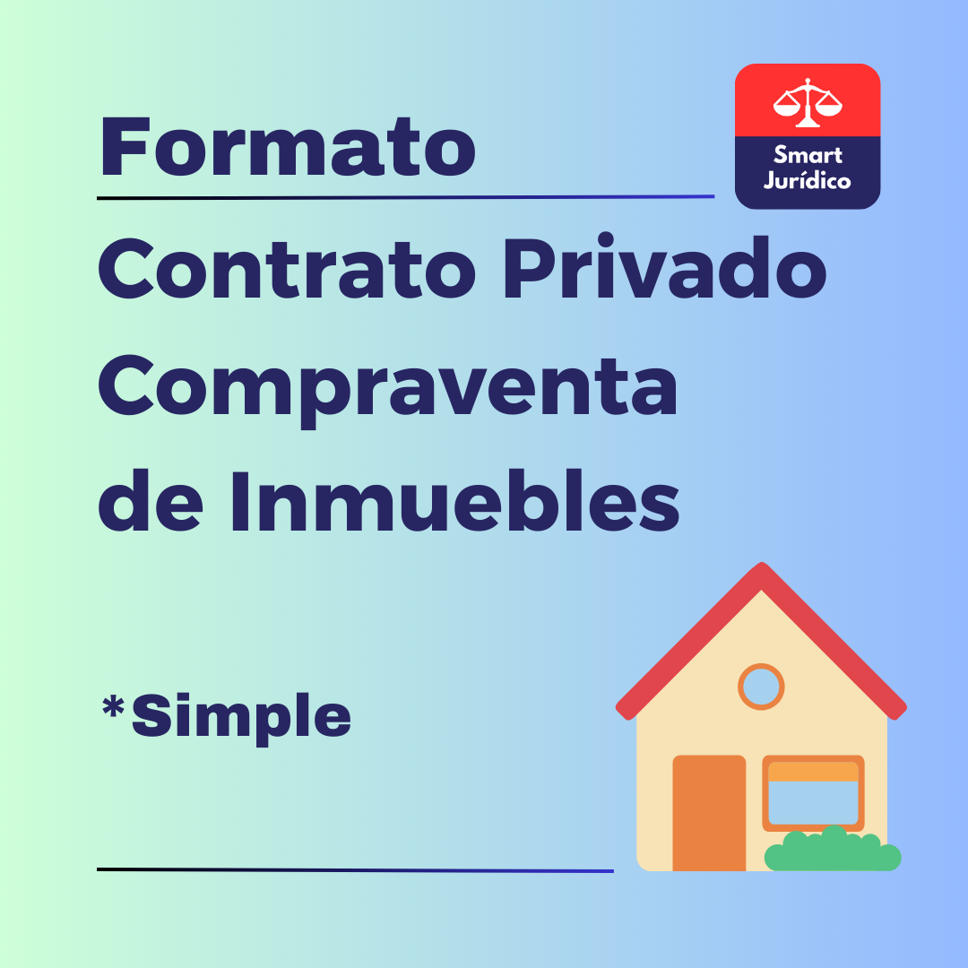 Formato Contrato Privado de Compraventa de Inmuebles (Simple)